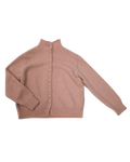 High collar cardigan